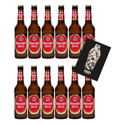 Reissdorf Kölsch 12er Set Bier 0,33L (4,8% Vol) mit Mixcompany Grußkarte inkl Pfand MEHRWEG- [Enthält Sulfite] von Dttra