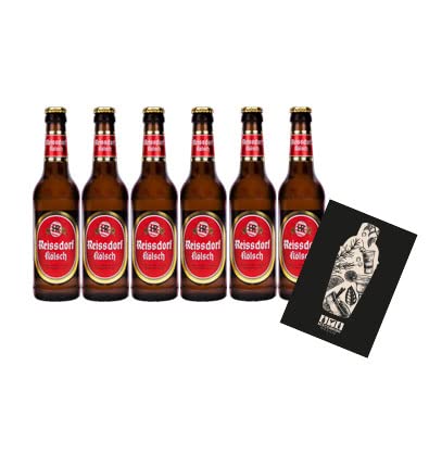 Reissdorf Kölsch 6er Set Bier 0,33L (4,8% Vol) mit Mixcompany Grußkarte inkl Pfand MEHRWEG- [Enthält Sulfite] von Mixcompany