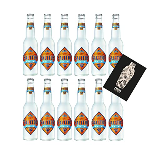 Salitos 12er Set Bier Salitos Ice Beer 12x 0,33L (5,2% Vol) inkl. Pfand MEHRWEG mit Mixcompany Grußkarte- [Enthält Sulfite] von Mixcompany