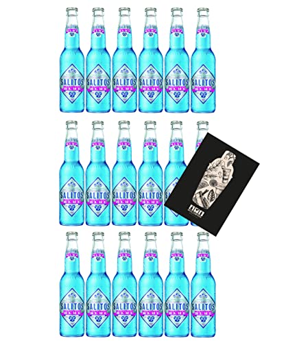 Salitos 18er Set Bier Salitos Blue Beer 18x 0,33L (5% Vol) inkl. Pfand MEHRWEG mit Mixcompany Grußkarte- [Enthält Sulfite] von Mixcompany