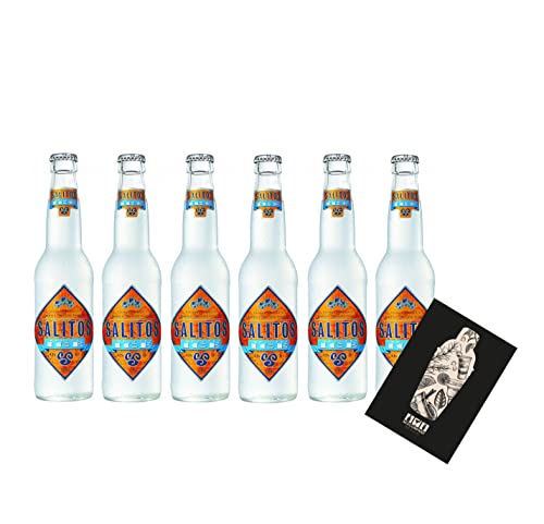 Salitos 6er Set Bier Salitos Ice Beer 6x 0,33L (5,2% Vol) inkl. Pfand MEHRWEG mit Mixcompany Grußkarte- [Enthält Sulfite] von Mixcompany