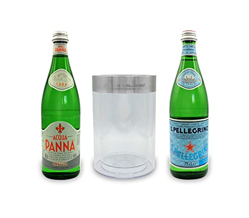 San Pellegrino + Acqua Panna Wasser und Kühler Set - 1x Stilles Wasser + 1x Wasser Sprudel je 0,75L inkl. Pfand MEHRWEG von Mixcompany