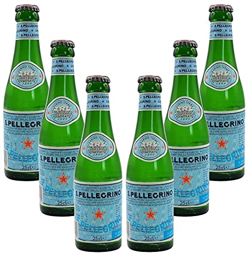 San Pellegrino 6er Set Mineralwasser 6x 0,25l mit Kohlensäure inkl. Pfand MEHRWEG San Pellegrino 6er Set Mineralwasser 6x 0,25l mit Kohlensäure inkl. Pfand MEHRWEG von Mixcompany