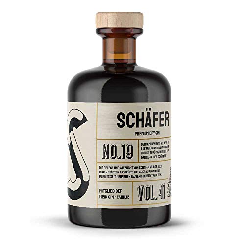 Schäfer s Premium Dry Gin No19 - Der Schäfer Gin 0,5L (41% Vol)- [Enthält Sulfite] von Mixcompany