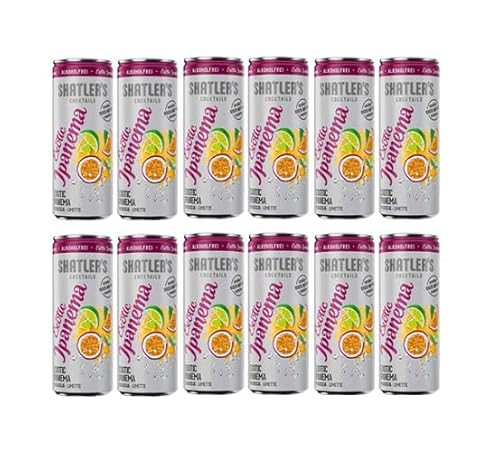 Shatlers Cocktail 12er Set Shatlers Exotic Ipanema 12x 0,25L Alkoholfrei - inklusive Pfand EINWEG Shatlers Cocktail Ready to Go von KDJMDL