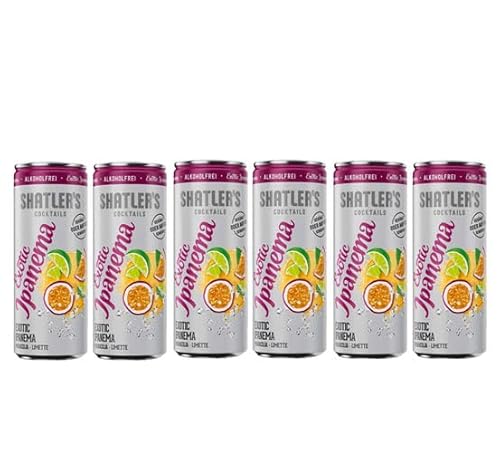 Mixcompany Cocktail 6er Set Shatlers Exotic Ipanema 6x 0,25L Alkoholfrei - inklusive Pfand EINWEG Shatlers Cocktail Ready to Go Mixcompany Cocktail 6er Set Shatlers Exotic Ipanema 6x 0,25L Alkoholfrei - inklusive Pfand EINWEG Shatlers Cocktail Ready to Go von Mixcompany