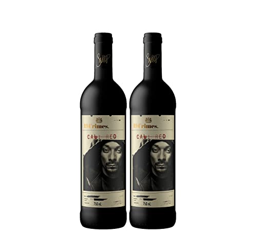 Snoop Dogg 2er Set Cali Red Rotwein 2x 0,75L (13% Vol) 19 Crimes Kalifornien Rotwein von Snoop Dogg- [Enthält Sulfite] von Mixcompany