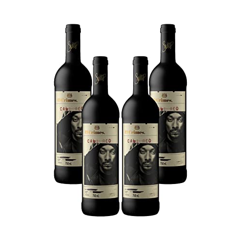 Snoop Dogg 4er Set Cali Red Rotwein 4x 0,75L (13% Vol) 19 Crimes Kalifornien Rotwein von Snoop Dogg- [Enthält Sulfite] von Mixcompany