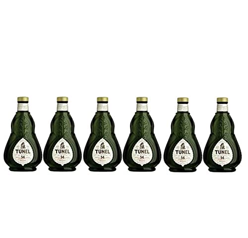 Tunel 14 6er Set Hierbas 0,7L (28% Vol) 6x Reserva Familiar Tunel Kräuterlikör Hierbas de Mallorca- [Enthält Sulfite] von Mixcompany