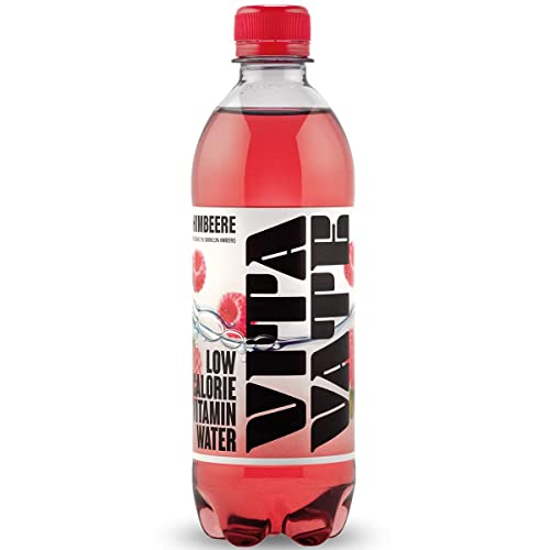 Vitavate Himbeere Vitaminwasser, 18er Pack (18 x 0.5 l) EINWEG von VitaVate
