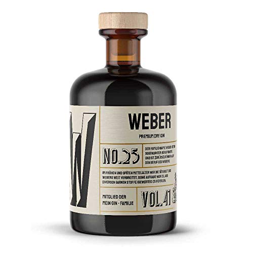 Weber s Premium Dry Gin No25 - Der Weber Gin 0,5L (41% Vol)- [Enthält Sulfite] von Mixcompany