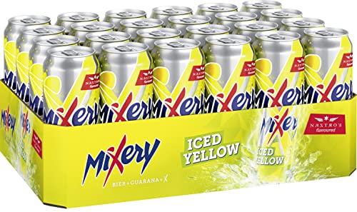 MIXERY ICED YELLOW 24 x 0,5l Dose inkl. 6 Euro DPG Pfand - der Energy Kick mit Zitronengeschmack! von Mixery