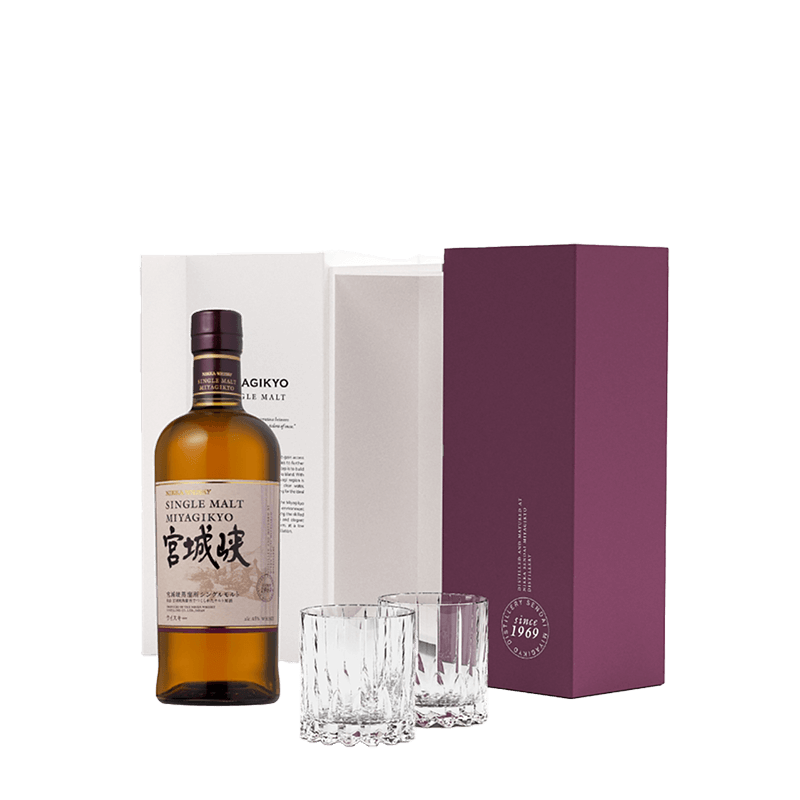 Nikka : Miyagikyo Single Malt Geschenkbox mit 2 Riedel Gläsern Nikka : Miyagikyo Single Malt Geschenkbox mit 2 Riedel Gläsern von Miyagikyo