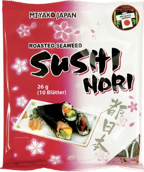 Miyako Sushi Nori 10 Blätter Miyako Sushi Nori 10 Blätter von Miyako Japan