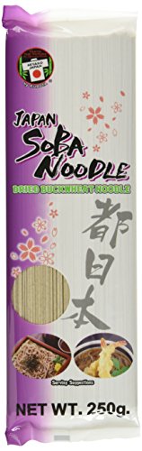 Miyako Buchweizennudeln, getrocknet, (Soba), 12er Pack (12 x 250 g) von MIYAKO