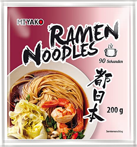 Miyako Ramen Nudeln japanisch, 12er Pack (12 x 200 g) von MIYAKO