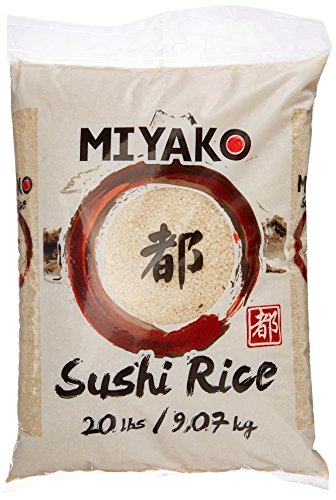 Miyako Sushi Reis, Rundkorn, 1er Pack (1 x 9.07 kg) von MIYAKO