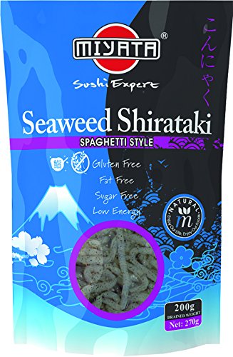 [ 270g / 200g ATG ] MIYATA Seetang Shirataki Konjak [ Seaweed Spaghetti Style ] LOW CARB von Miyata