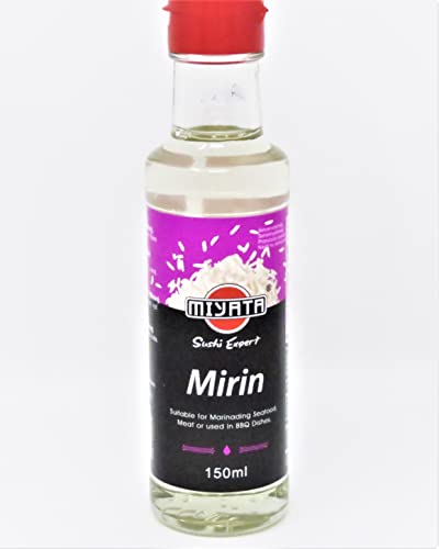 Miyata Mirin Reisweinwürze 150ml - Reisbasiert, getrocknet, Gewürz, Würzwein von Miyata