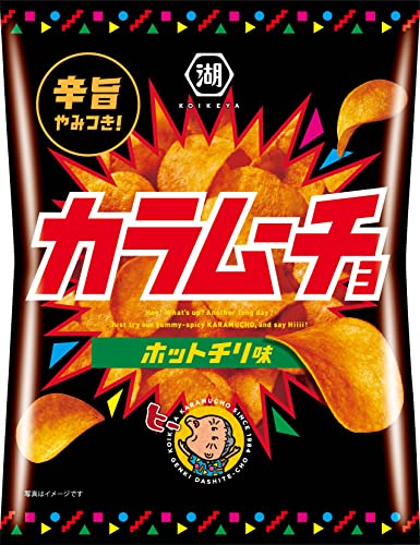 Mizuumichiya Kara Mucho Chips Hot Chili Geschmack 55gX12 Taschen von 湖池屋