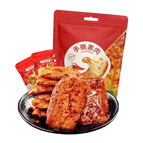 Mkostlich Chinesischer Sojabohnen-Snack Spicy Latiao, Bean Curd Spicy Strip, Würziger Getrockneter Tofu Beancurd, 220 g, 1 Packung Mkostlich Chinesischer Sojabohnen-Snack Spicy Latiao, Bean Curd Spicy Strip, Würziger Getrockneter Tofu Beancurd, 220 g, 1 Packung von Mkostlich