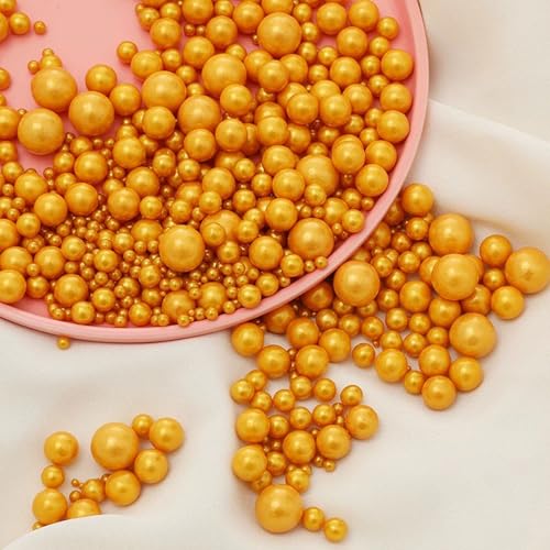 Mkostlich Goldene Zuckerperlen Essbare, 120g Zuckerperlen Gold, Torten Deko, Tortendeko Kommunion, Hochzeitstorten Deko, Cupcake-Streusel in Verschiedenen Größen Mkostlich Goldene Zuckerperlen Essbare, 120g Zuckerperlen Gold, Torten Deko, Tortendeko Kommunion, Hochzeitstorten Deko, Cupcake-Streusel in Verschiedenen Größen von Mkostlich