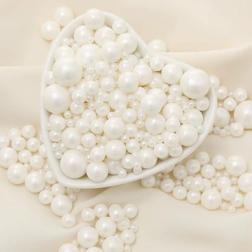 Mkostlich Zuckerperlen Weiß, 120g Weiße Essbare Perlen für Tortendekoration, Tortendeko Kommunion, Hochzeitstorten Deko, Cupcake-Streusel in Verschiedenen Größen Mkostlich Zuckerperlen Weiß, 120g Weiße Essbare Perlen für Tortendekoration, Tortendeko Kommunion, Hochzeitstorten Deko, Cupcake-Streusel in Verschiedenen Größen von Mkostlich