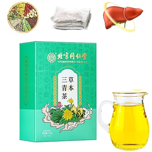 Mnsuid Herbal Three Cleansing Tea, Health Preserving Tea, Liver Support Tea, Extracted From 18 Kinds of Herbs 【30Bags/ Box】 (1 Box-30Bags) von Mnsuid