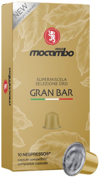Mocambo Nespresso®-kompatible Kapseln Gran Bar von Mocambo