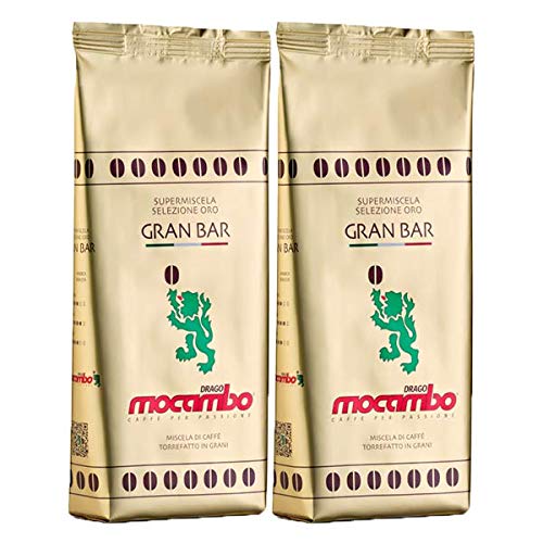 2 x Mocambo Gran Bar Selezione Oro, 250g Bohnen von Mocambo