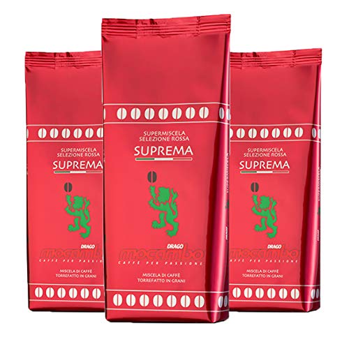 3 x Mocambo Kaffee Espresso - Suprema, 1000g Bohnen von Mocambo