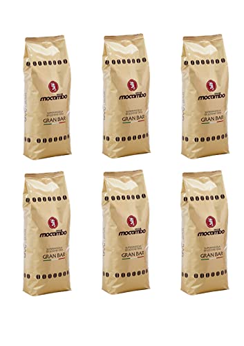 Mocambo Gran Bar Selezione Oro, 1000g ganze Bohne 6er Pack von Mocambo