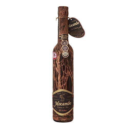 Premium Rum aus Mexiko, Single Barrel, 20 Jahre Lagerung, Flasche"Edicion de Arte" 500ml - Ron MOCAMBO Añejo, 20 Años, 40% vol, 500ml von Mocambo