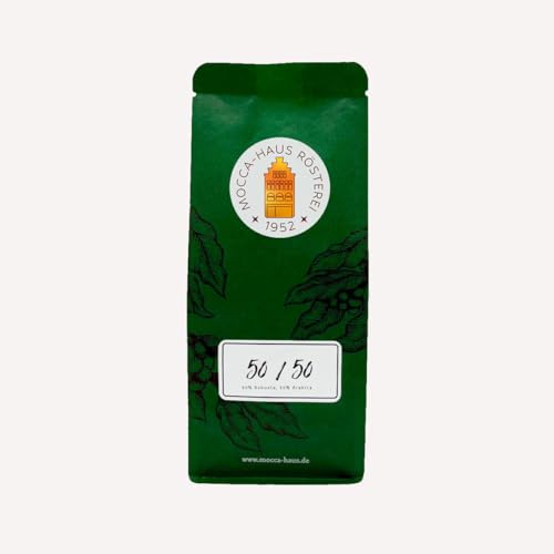 50/50 Espresso Größe: 500 g, Mahlgrad: gemahlen für Handfilter 50/50 Espresso Größe: 500 g, Mahlgrad: gemahlen für Handfilter von Mocca-Haus Rösterei 1952