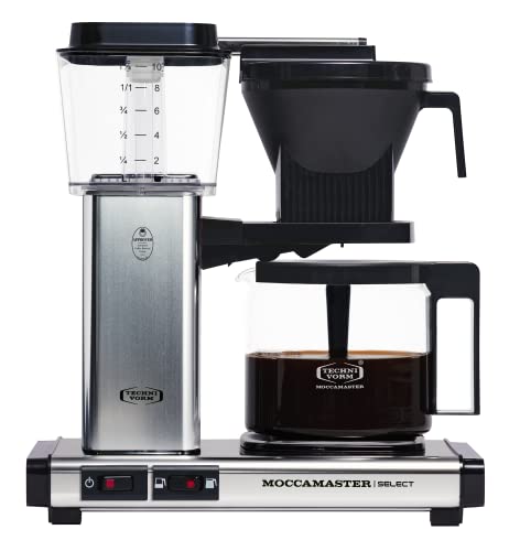 Moccamaster KBG Select, Kaffeefiltermaschine, Kaffeemaschinen, Polished Silver, 1.25 L von Moccamaster