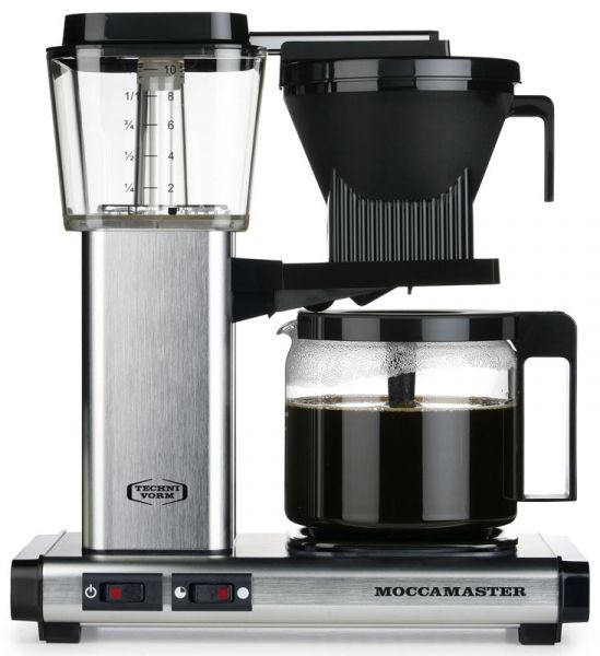 Moccamaster Kaffeemaschine Gebürstet von Moccamaster