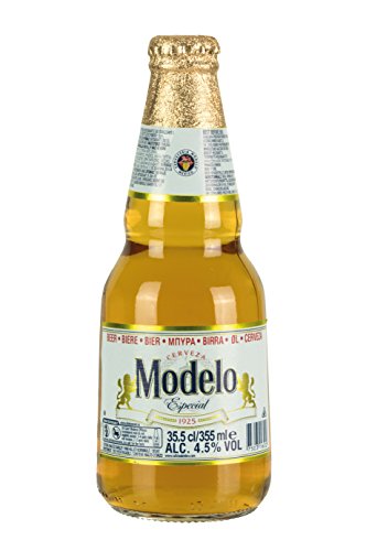 Premium helles Bier aus Mexiko, 4,5% vol. Flasche 355ml.- Cerveza MODELO Especial von Modelo Especial