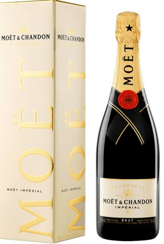 Champagne Moët & Chandon Impérial, Geschenkpackung, 4er Pack (4 x 0,75L) von Moët & Chandon