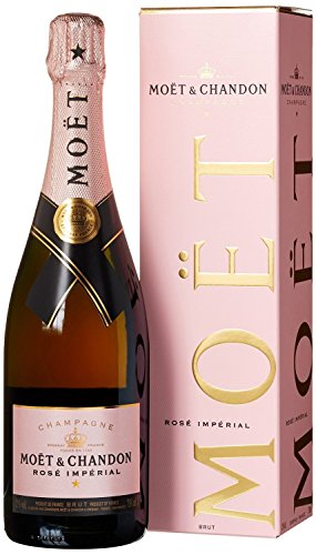 Champagne Moët & Chandon Rose Impérial, Geschenkpackung, 4er Pack (4 x 0,75L) von Moët & Chandon