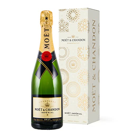 Moët & Chandon Brut Imperial Champagner Limited Christmas Edition in Geschenkverpackung (1 x 0,75l) von Moët & Chandon