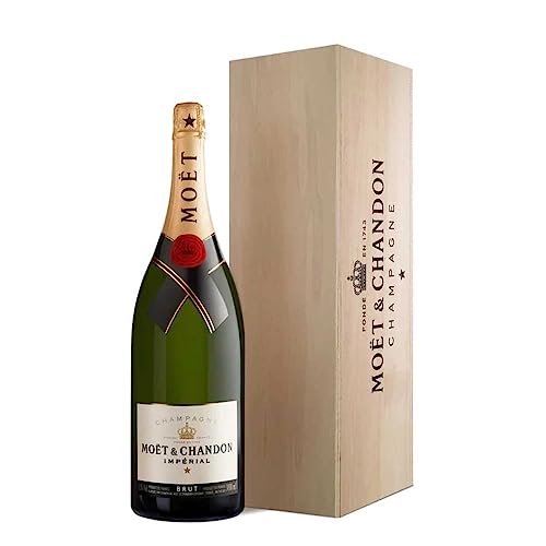 Moët & Chandon Brut Impérial Jeroboam Champagner Trocken mit Holzkiste (1 x 3 l) von Moët & Chandon
