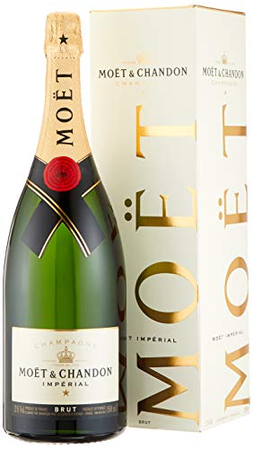 Moët und Chandon Impérial brut Magnum Standardgeschenkpackung, 1 Flasche (1 x 1.5 l) von Moët & Chandon