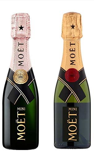 Moët & Chandon Brut & Rosé Champagne, Mini Moët Duo 2 x 20cl von Cosecha Privada