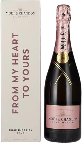 Moët und Chandon Champagne ROSÉ IMPÉRIAL Brut Say Yes To Love 12Prozent Vol. 0,75l in Geschenkbox von Moët & Chandon