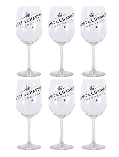 Moët & Chandon Ice Imperial Champagner Klarglas Gläser-Set Champagne Kelche / Neue Edition von Moët & Chandon