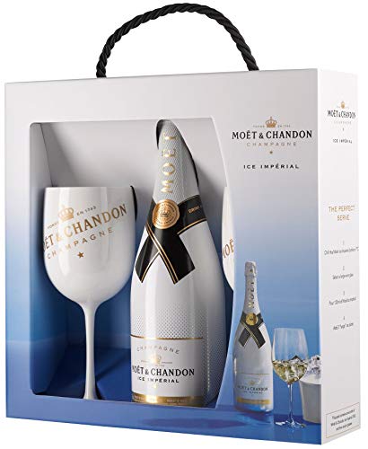 Moet & Chandon Ice Imperial Geschenk Set Champagner Flasche und inklusive zwei Gläser von Moët & Chandon