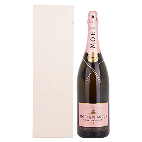 Moët & Chandon ROSÉ IMPÉRIAL Brut 12% Volume 3l in Holzkiste Roséchampagner von Moët & Chandon