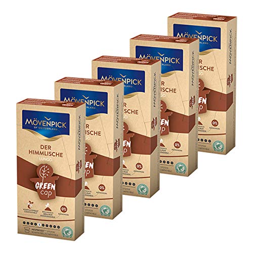 MÖVENPICK DER HIMMLISCHE LUNGO Kaffeekapseln 5 x 10 Kapseln Sparset von Mövenpick