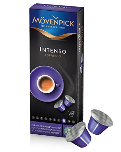 MÖVENPICK INTENSO ESPRESSO Kaffeekapseln 1 x 10 Kapseln von Mövenpick