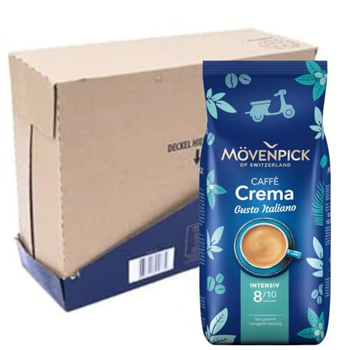 Mövenpick Caffè Crema Gusto Italiano Intenso 4x1000g (4000g) - Kaffee Crema von Mövenpick